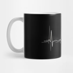 Heartbeat Swimming - I love swimming Mug